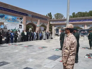 مراسم عطرافشانی قبور مطهر شهدا جاجرم برگزار شد