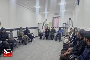 نشست هماهنگی ستاد مردمی پشتیبانی جنگ در هامون