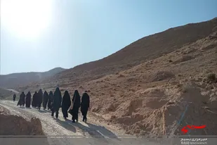 مراسم کوهپیمایی به همت گردان کوثر (س) سرخه برگزار شد