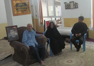 تجلیل از خانواده شهید ابراهیم احمدی