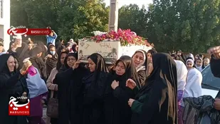 مراســم استقبال از شهید گمنام در شهر شبانکاره