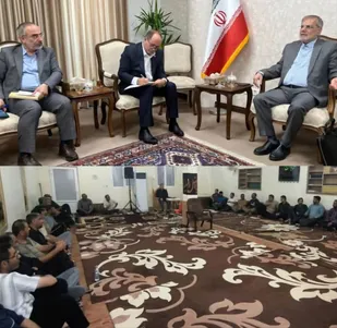 نشست مستقیم صیادان هندیجان بانماینده مجلس باپیگیری مطالبات جامعه صیادی