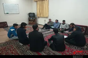 نشست فرمانده حوزه امام علی (ع) شهر لالجین با اعضای شورای حوزه