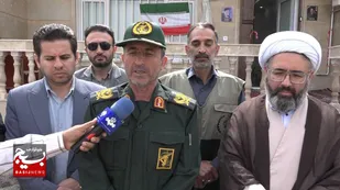 طنین خدمت در روستاهای نیر؛ بهره&zwnj;برداری از پروژه&zwnj;های عمرانی سپاه با حضور سردار محمدی اصل