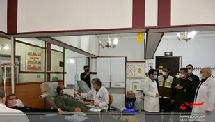 کمک مومنانه از جنس اهدای خون در مازندران