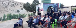 مراسم گرامیداشت یاد و خاطره شهید سید عمار سجادی در روستای فالح بخش قارون برگزار شد