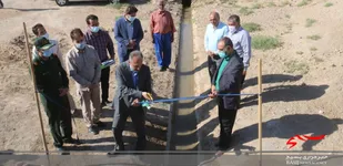 افتتاح قنات روستاهای دستگرد، نوغاب و خور شهرستان خوسف به همت بسیج سازندگی خراسان جنوبی