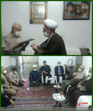 تجلیل از خانواده شهیدعلی جعفری در آشخانه