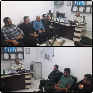 نشست تعاملی و هم اندیشی بسیج و فراجا در روستای یوسف رضا
