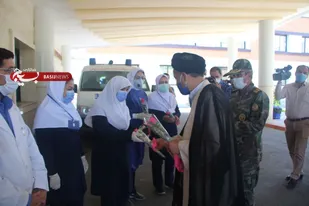 تجلیل مدافعان امنیت از مدافعان سلامت در شاهرود+ تصاویر