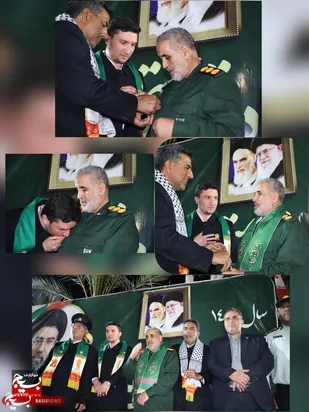 کاروان بیرق&zwnj;های معنوی، سرهنگ حاتم عبیداوی را مفتخر کرد