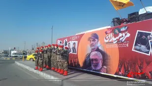 حرکت کاروان خودرویی عزاداران سردار دل&zwnj;ها در منطقه عظیمیه کرج