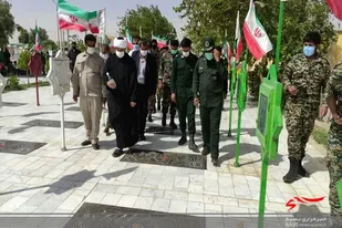 برگزاری مراسم غبارروبی و عطر افشانی مزار شهدای زابل