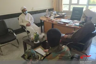 هماهنگ کننده عقیدتی سیاسی آجا با مدیرکل تبلیغات اسلامی دیدار کرد