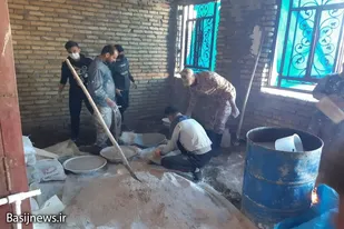 مرمت و بازسازی یک باب منزل توسط گروه&zwnj;های جهادی حوزه علی ابن ابیطالب (ع) ملایر