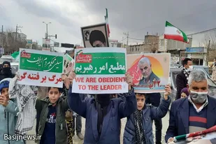 راهپیمایی خودرویی ۲۲ بهمن در رزن