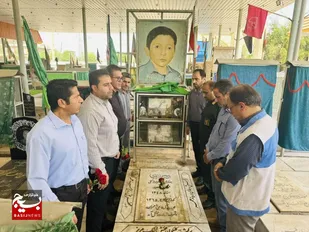 آیین تجدید میثاق با شهدای جهاد کشاورزی شهرستان گتوند