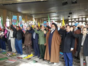 تصاویر جالب از مراسم گرامیداشت سالروز حماسه ۹ دی در یاسوج