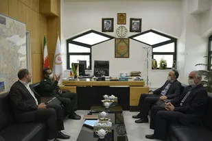 جلسه هماهنگی با مدیر کل بانک ملی و ریاست شورای هماهنگی بانک های استان