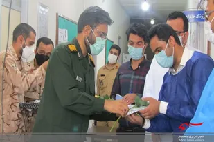 تجلیل از کادر درمان در کنارک