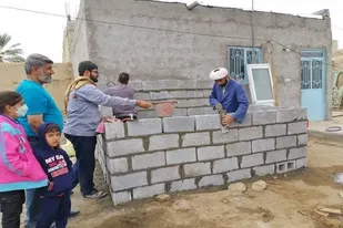 اردوی جهادی طلاب بسیجی گروه جهادی شهید بامداد در روستای بریز برگزار شد