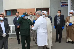 تجلیل فرمانده سپاه خوی از کادر درمانی در این شهرستان