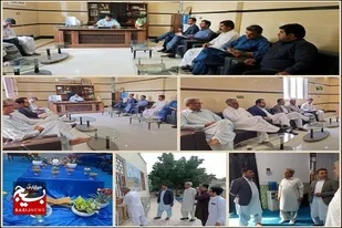 جلسه ستاد اسکان فرهنگیان و مسافران نوروزی شهرستان ایرانشهر