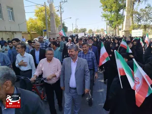 راهپیمایی باشکوه &laquo;بشارت نصر&raquo; در فریمان برگزار شد