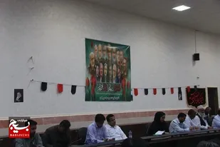مراسم گرامیداشت شهدای اقتدار جنگ ۱۲ روزه در میرجاوه برگزار شد