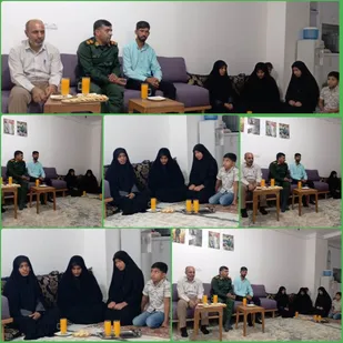 دیدار و قدردانی از خانواده شهید رهگشای&nbsp;