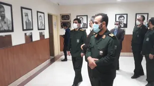 بازدید سردار دامغانی از کتابخانه مرکزی استان سمنان