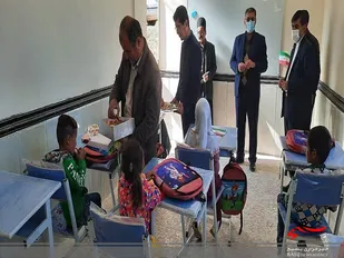 چهار مدرسه در مناطق عشایری اندیکا افتتاح یا کلنگ زنی شد