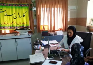 کاروان سلامت در روستای غرقن گلپایگان