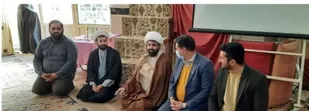 حضور امام جمعه و مدیر آموزش و پرورش پیشوا در جمع دانش آموزان معتکف مسجد امام&zwnj;هادی(ع)