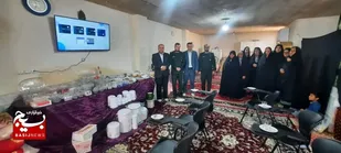 اهدای یک سری جهیزیه به یک نو عروس در ملارد