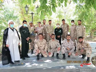 مراسم گرامیداشت روز سرباز در دهاقان برگزار گردید