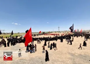 سوگواره بزرگ «با عاشوراییان» به همت کانون بسیج هنرمندان شهرستان سرخس برگزار شد