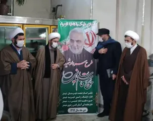 تهیه وتوزیع بیش از ۳۵۰ پرس غذای گرم بین نیازمندان