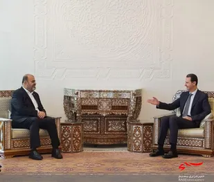 رستم قاسمی با بشار اسد دیدار کرد