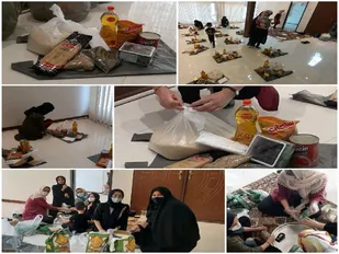 پویش حضرت سیدالشهدا (ع)در راستای کمک مومنانه