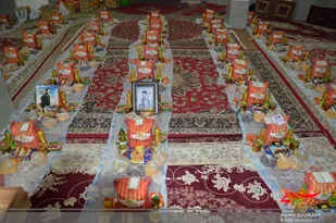 کمک ۷۵ میلیون تومانی بسیجیان بجنورد به نیازمندان شهرک گلستان
