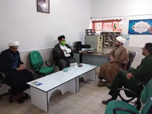 بازدید از شعبه فرهنگی عقیدتی حوزه مقاومت بسیج امام رضا(ع) در ابرکوه