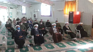 مراسم تکریم و معارفه مسئول عقیدتی سپاه رشتخوار برگزار شد