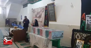 برگزاری یادواره شهدای گمنام و شهدای محله مسجد امام حسین (ع) با حضور پیکر مطهر شهید گمنام