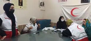 تیم پزشکی گروه جهادی شهدای والفجر هشت در ملارد