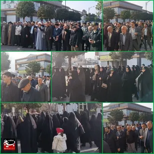 جمعه خشم با راهپیمایی نمازگزاران جمعه در نوشهر