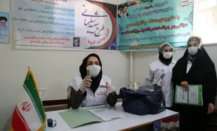 همت بانوان جهادی علیه کرونا با طرح شهید سپهبد سلیمانی + عکس