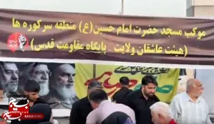 موکب امام رضا(ع) در مسجدسلیمان؛ میزبان عاشقان در روز شهادت امام رئوف