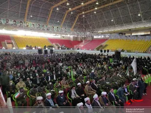 شکوه حضور بسیجیان سمنانی در اجتماع بزرگ اقتدار بسیج به روایت تصاویر