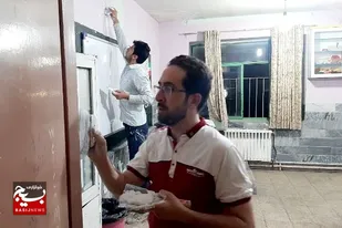 اولین طرح شاداب سازی مدارس توسط گروه های جهادی بسیج، تکمیل شد